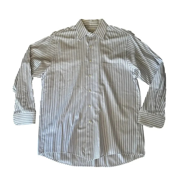 Men’s Van Heusen Striped Button Down Shirt - Picture 4 of 5